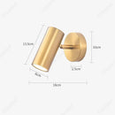 Axyaa Retro LED Swing Arm Wall Lamp Adjustable Telescopic 5W Fixture