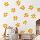 Axyaa Boho Daisy Flowers Wall Decals - Home Decor Vinyl Stickers for Kids Nursery