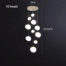 Axyaa Nordic Stair Chandelier Living Room Dining Pendant Ceiling Light