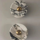 Axyaa LED Round Stone Wall Lamp for Bedroom Interior Lighting
