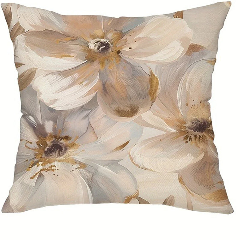 Axyaa Floral Pattern Pillowcase for Home Decor