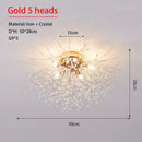 Axyaa Dandelion Crystal Pendant Lamp - Modern & Simple Ceiling Light for Room Decoration