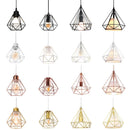 Axyaa Iron Cage Pendant Light: Modern Nordic Industrial Loft Lamparas