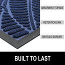 Axyaa Non-Slip Indoor Outdoor Door Mat - Dirt Trapper Washable Entryway Rug
