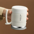 Axyaa Double-layer Insulated Coffee Mug with Folding Spoon
