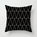 Axyaa Geometric Stripe Printed Pillowcase - Modern Home Decor
