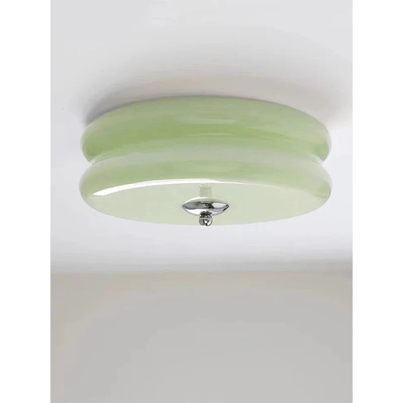 Axyaa Bauhaus Glass Ceiling Lamp, Medieval Cream Style for Living, Dining & Bedroom