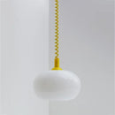 Axyaa Minimalist Glass Pendant Lamp for Living Room, Kitchen, Bedroom