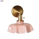 Axyaa Nordic Glass Wall Sconce LED Lamp for Dining Living Room