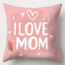 Axyaa Mother's Day Flower Pillowcase Set, 17.7"*17.7", Single-sided Print