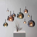 Axyaa Nordic Glass Chandelier for Bar, Living Room, and Staircase
