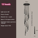 Modern Nordic Loft Roof Pendant Lights for Axyaa Brand Living Room Chandelier Lighting