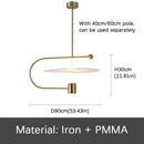 Axyaa Nordic U-shaped Dining Room Pendant Light, Modern Design for Home, Bar, Cafe, Office