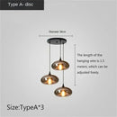 Axyaa Nordic Glass Pendant for Dining Living Office Lighting