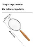 Axyaa Stainless Steel Filter Spoon Fine Mesh Strainer Colander Sieve Kitchen Tools