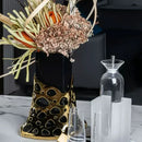 Axyaa Geometric Acrylic Glass Vase for Modern Flower Arrangement