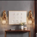 Axyaa Creative Squirrel Art LED Wall Light for Home Decor