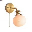 Axyaa Ceramic Ball LED Wall Lamp for Home Decor