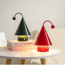 Axyaa Christmas Ornaments Night Light: Rechargeable LED Fixture for Festive Decor.