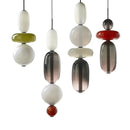 Axyaa Glass Pendant Light: Modern Nordic Luminaire for Home Decor
