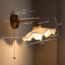 Axyaa Nordic Copper LED Wall Light Fixture: Modern Interior Lamp for Bedroom, Bathroom, Balcony