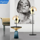 Axyaa Nordic Designer LED Floor Lamp for Living Room Bedroom Hotel Standing Lamps