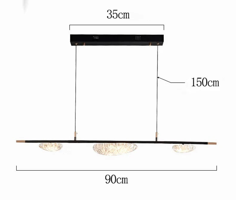 Nordic Dining Room Pendant Lamp by Axyaa - Indoor Lighting Chandelier for Living Room