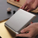 Axyaa Stainless Steel Non-Stick Baking Tray for Food Storage and Cooking
