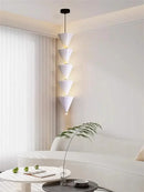 Axyaa Modern Long Line Chandelier Pendant Light for Bedroom