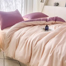 Axyaa Summer Cool Ice Silk Solid Color Duvet Cover in Twin/Full/Queen/King Sizes