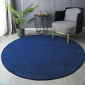 Axyaa Coral Velvet Round Carpet for Modern Home Decor & Kids Play Rug