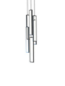 Axyaa Modern Loft LED Stair Chandelier Hanging Light Fixture
