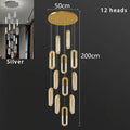 Axyaa LED Pendant Light Staircase Chandeliers Living Room Hanging Lamps