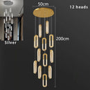 Axyaa LED Pendant Light Staircase Chandeliers Living Room Hanging Lamps