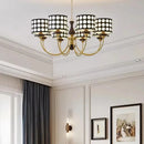 Axyaa Retro Polka Dots Chandelier | Minimalist Livingroom & Restaurant Lighting