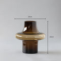 Axyaa Glass Vase: High-end Artistic Flower Arrangement for Living Room