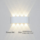 Axyaa Modern Garden Wall Light Waterproof Sconces LED Fixture IP66 AC85/265V