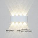 Axyaa Waterproof Outdoor Wall Light Fixture for Garden Balcony LED Lamp IP66 AC85/265V