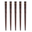 Axyaa Wooden Sushi Chopsticks Set - Eco-Friendly Reusable Asian Food Sticks