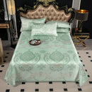 Axyaa Ice Silk Printed Naked Sleeping Mat Set, 230x250cm