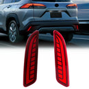 Axyaa LED Rear Bumper Reflector Light for Toyota Corolla Cross - Dynamic Turn Signal & Brake Warning