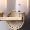 Axyaa Copper Wall Lamp: Vintage Style, White Glass Shade, Bedroom Living Room Aisle Lighting