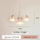 Axyaa Pink Bow Eye Protection Ceiling Pendant Lamp