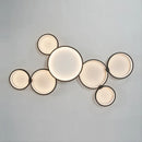 Axyaa Circle LED Ceiling Lights Modern Creative Design for Living Room Hall Bedroom