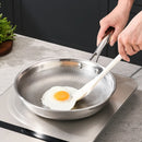 Axyaa 304 Stainless Steel Wok Frying Pan 28/30cm NonStick for Gas Stove Induction