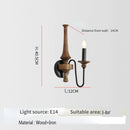 Rustic Wooden Wall Lamps by Axyaa for Home and Hospitality Lighting