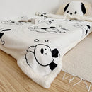 Axyaa Cartoon Milk Fleece Lamb Blanket - Spring/Autumn Season Sofa Nap Blanket