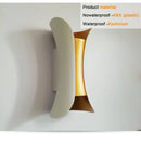 Axyaa Modern 10W LED Wall Sconces, White Up Down Wall Mount Lights for Living Room
