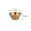 Axyaa Double Layer V-Shaped Stainless Steel Salad Bowl Soup Bowls