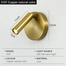 Axyaa LED Wall Lamp with Switch for Bedroom Hotel Decor